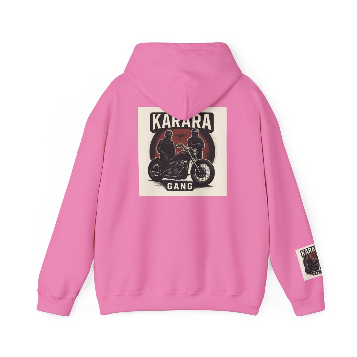 Unisex Heavy Blend Motorcycle Gang Pink Hoodie Limited edition