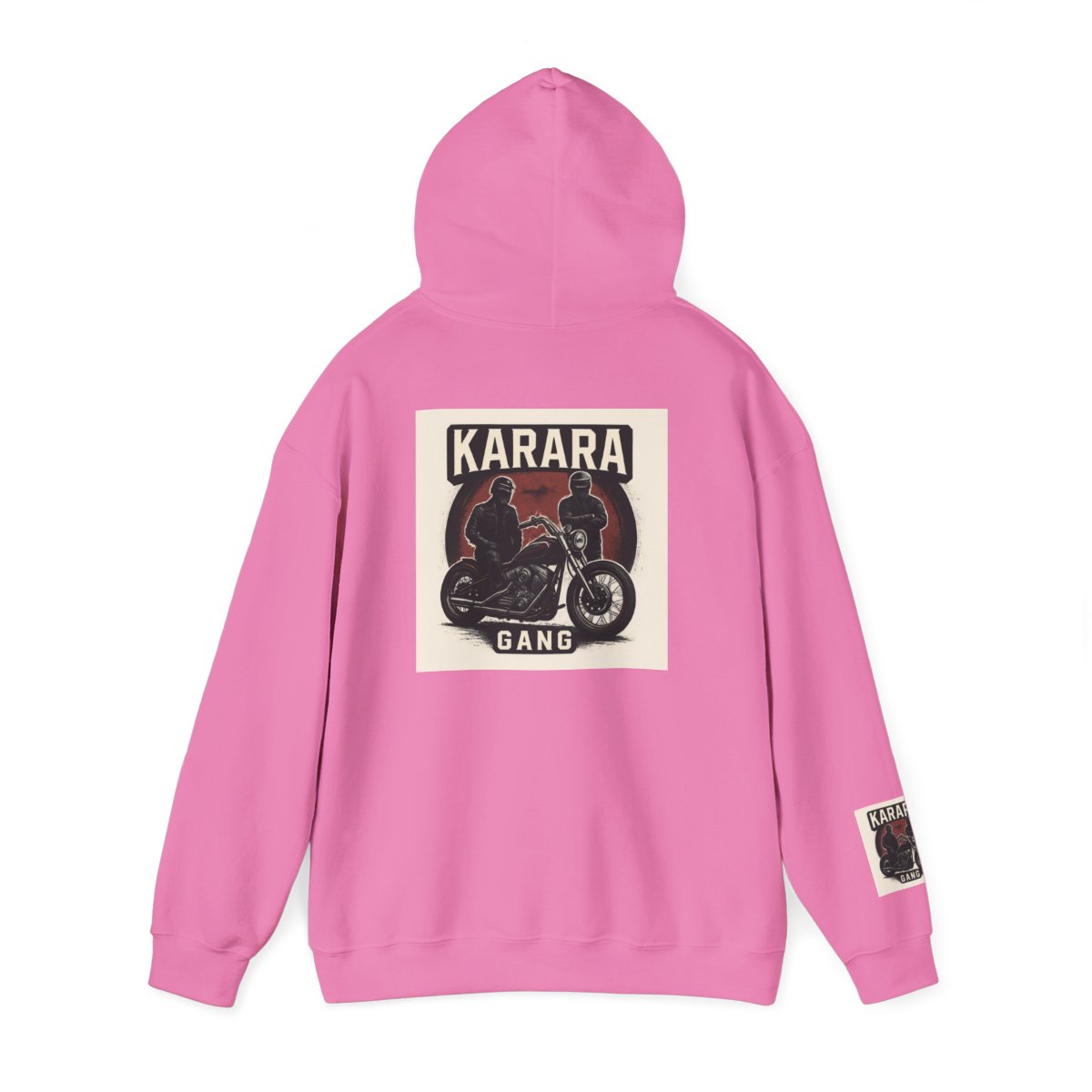 Unisex Heavy Blend Motorcycle Gang Pink Hoodie Limited edition